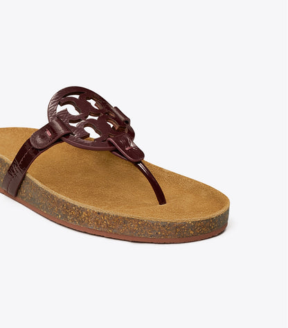 Tory Burch Miller Cloud Sandal - Plum / Natural