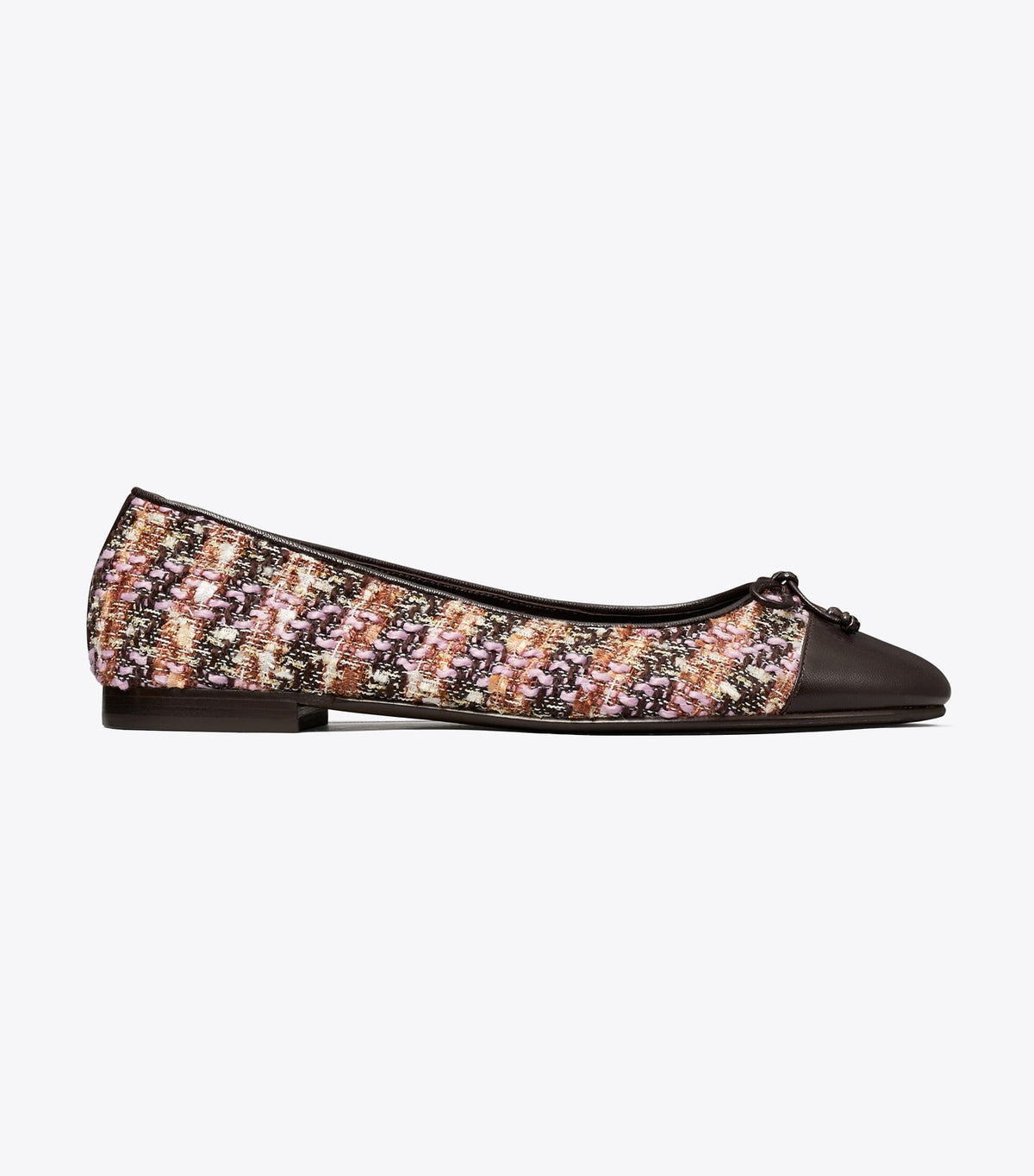 Tory Burch Cap-Toe Ballet - Rosa Multi / Cocoa