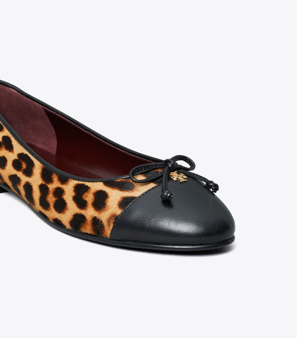 Tory Burch Cap-Toe Ballet - Classic Leopard