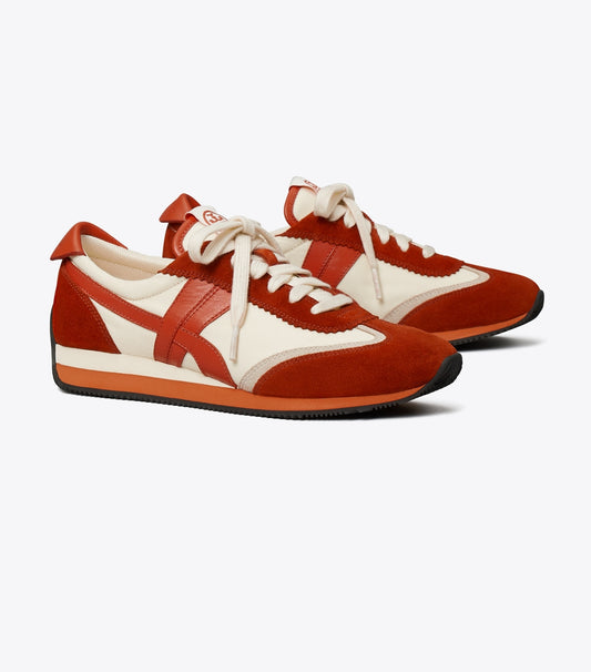 Tory Burch Hank Sneaker - New Ivory / Red