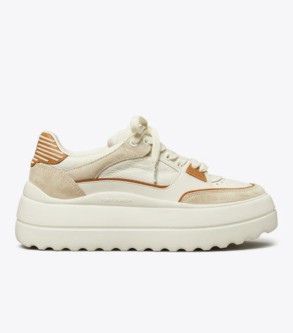 Tory Burch Stage Sneaker - Blanc / Praline / Toasted Souffle