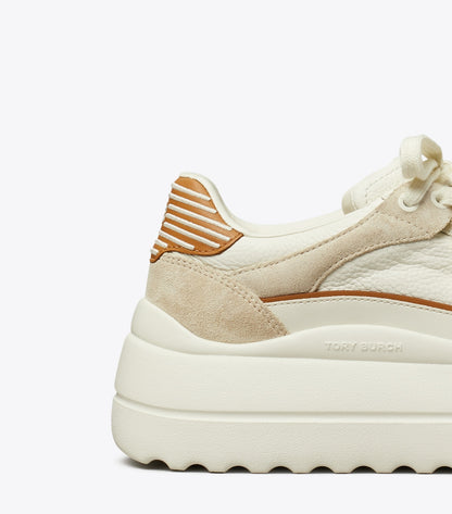 Tory Burch Stage Sneaker - Blanc / Praline / Toasted Souffle