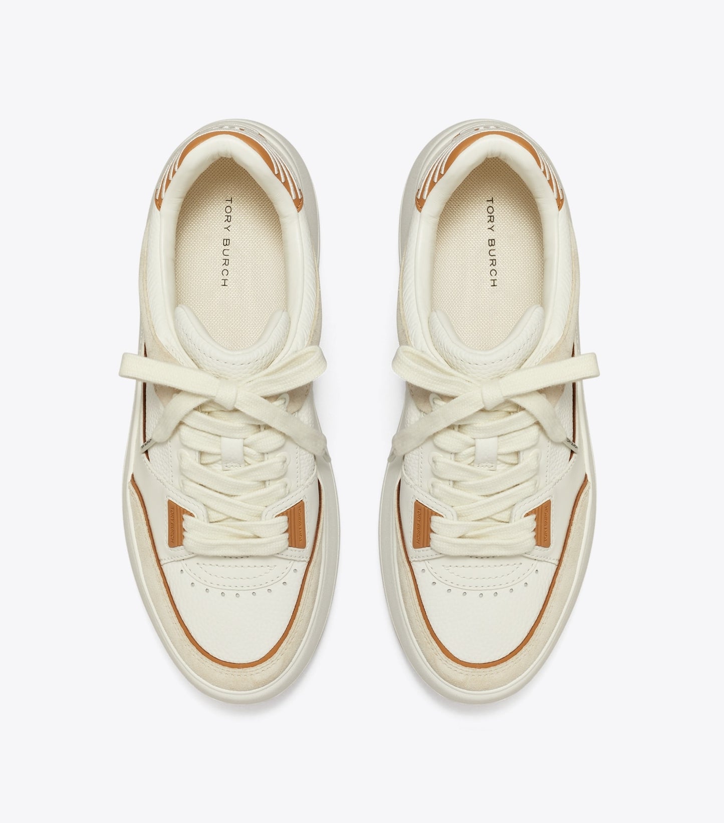 Tory Burch Stage Sneaker - Blanc / Praline / Toasted Souffle