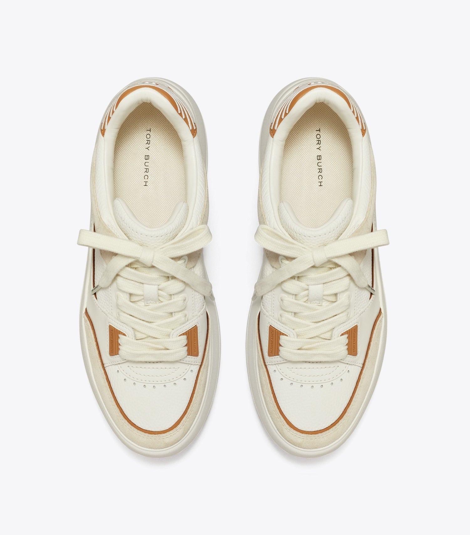 Tory Burch Stage Sneaker - Blanc / Praline / Toasted Souffle