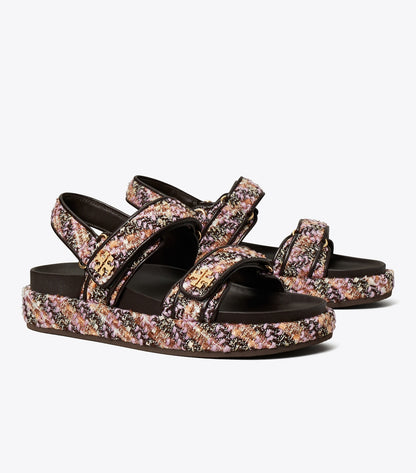 Tory Burch Kira Sport Sandal - Rosa Multi / Cocoa