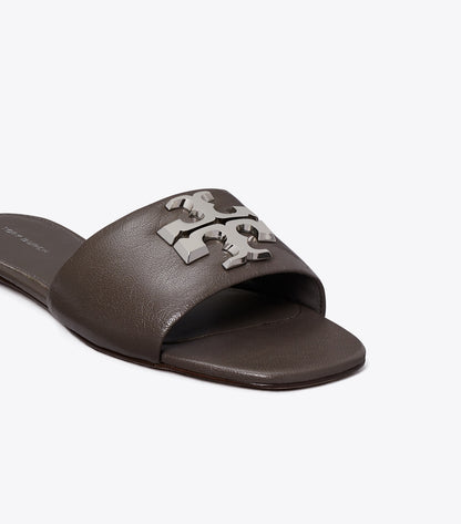 Tory Burch Eleanor Slide - Clay / Silver