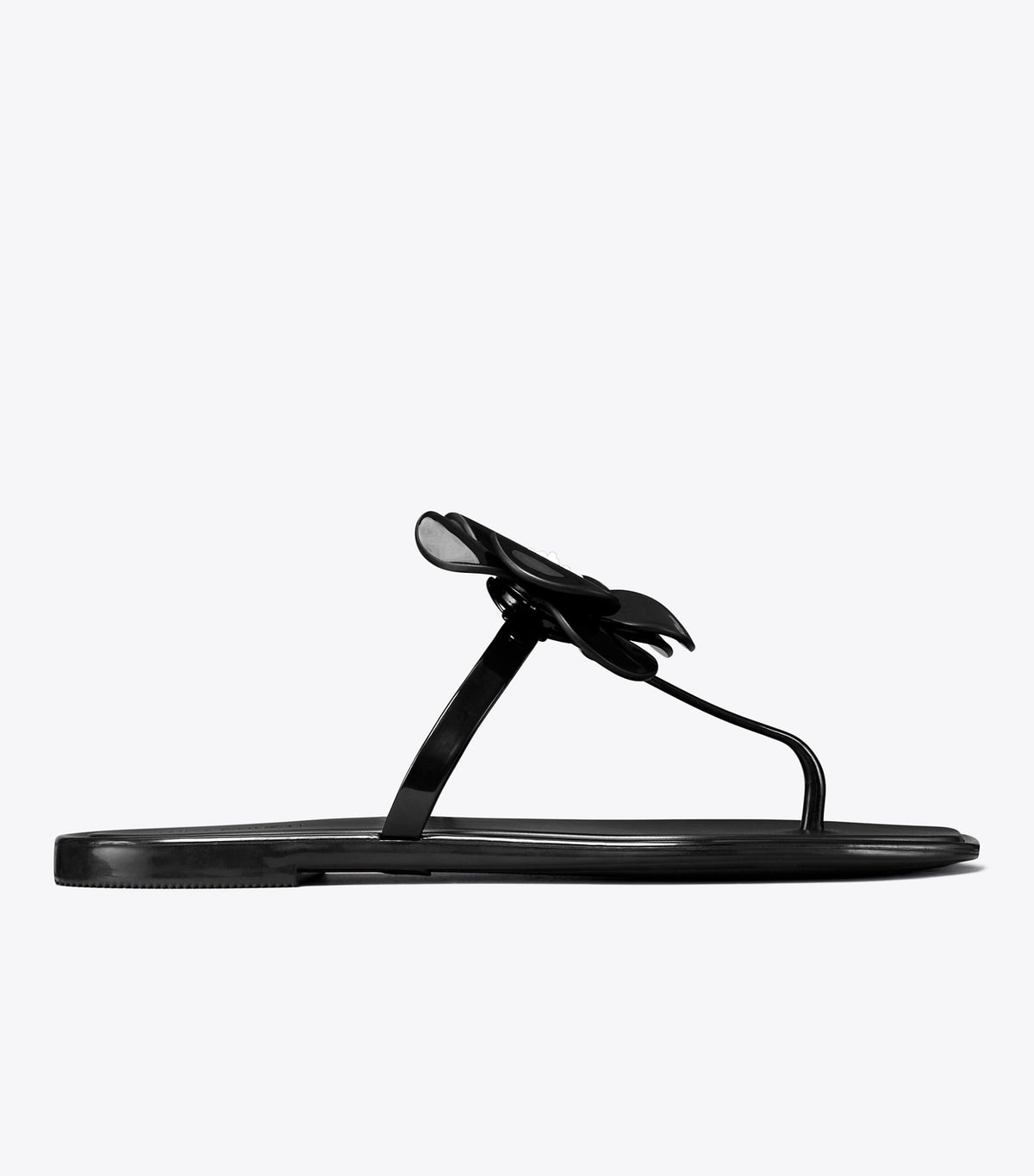 Tory Burch Flower Jelly Sandal - Perfect Black