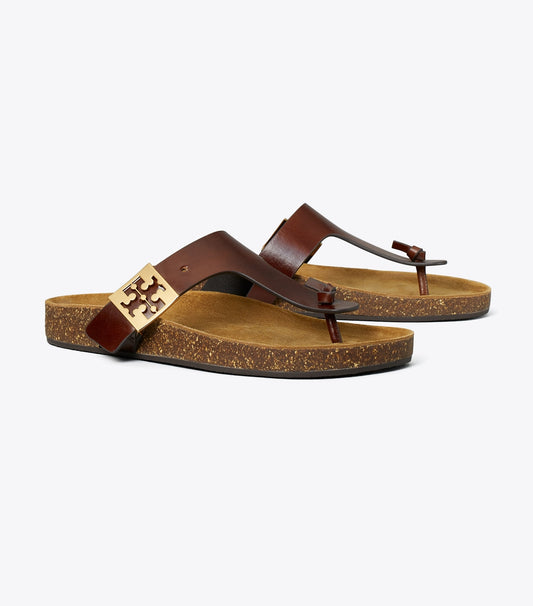 Tory Burch Mellow T-Strap Sandal - Negroni / Coconut