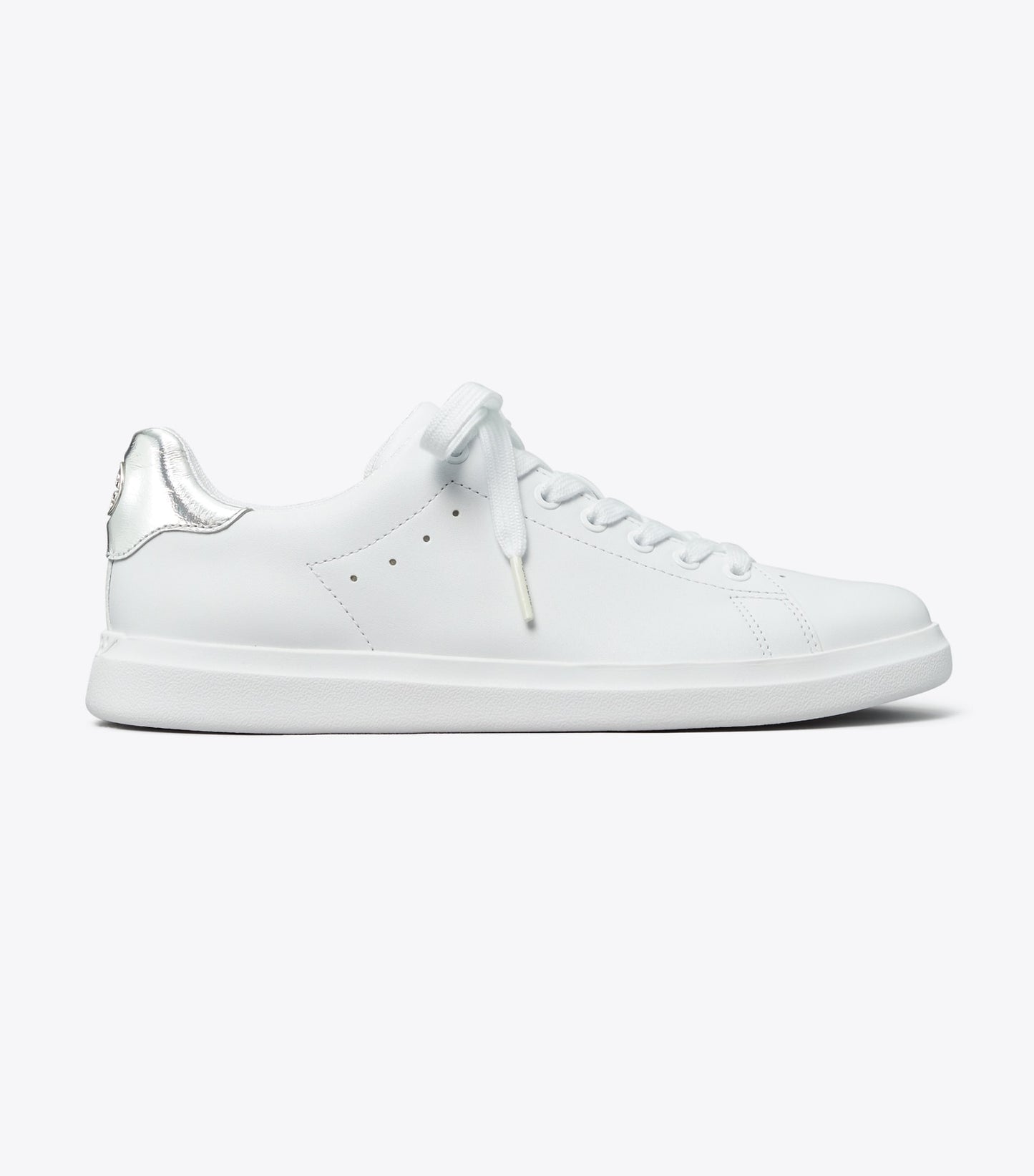 Tory Burch Howell Court Sneaker - Titanium White / Silver