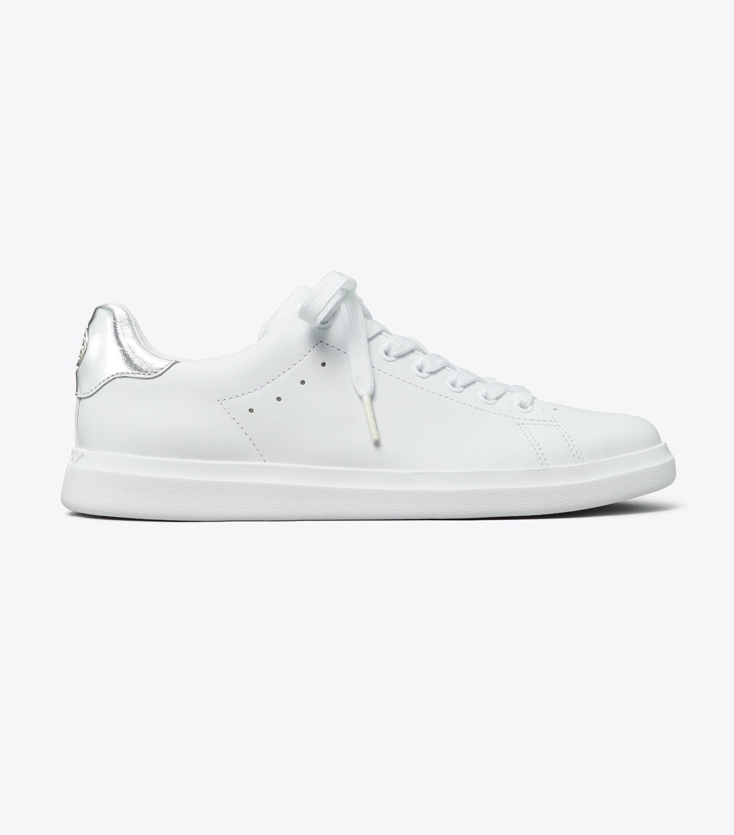 Tory Burch Howell Court Sneaker - Titanium White / Silver