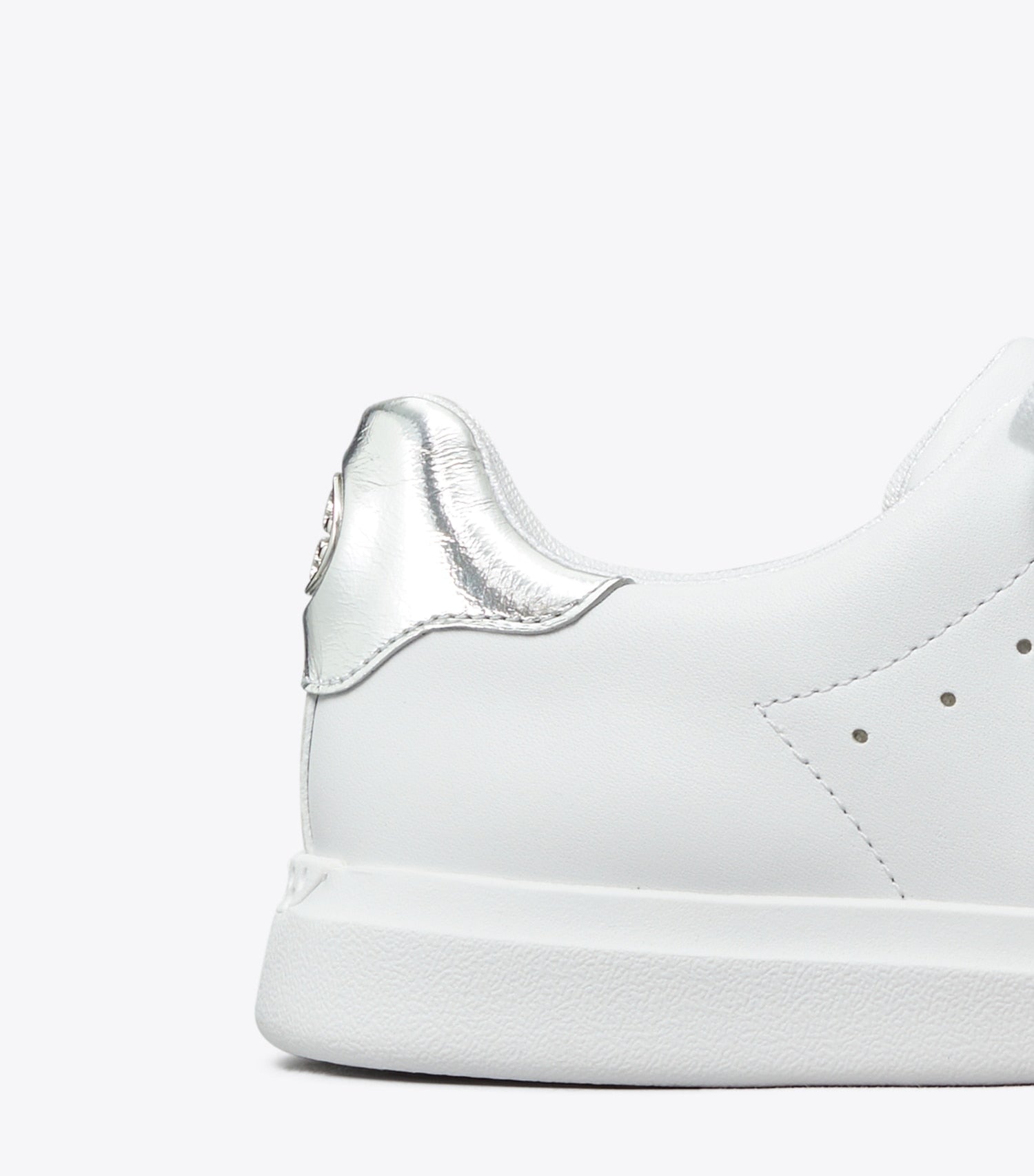 Tory Burch Howell Court Sneaker - Titanium White / Silver