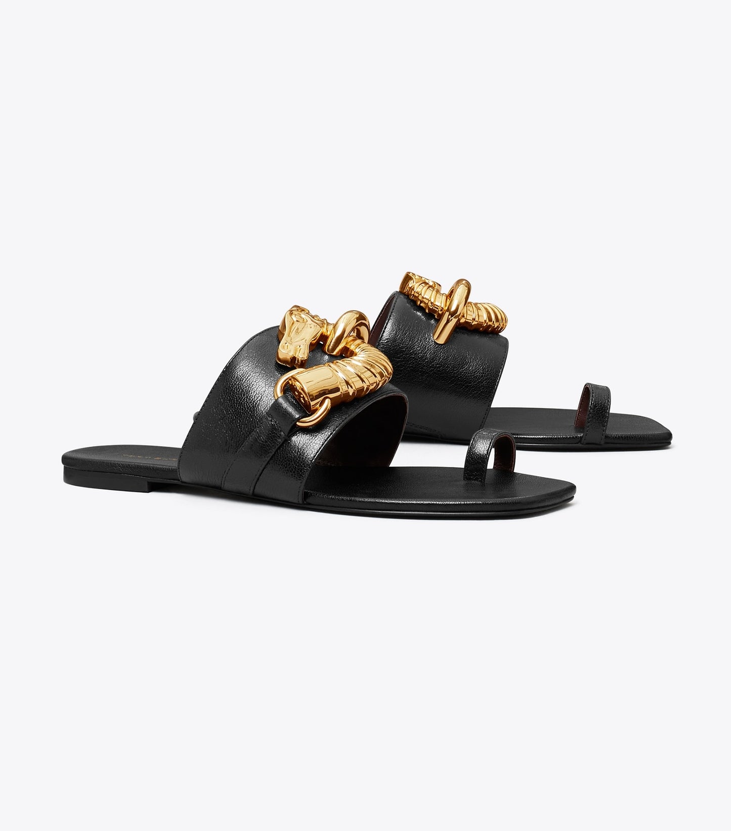 Tory Burch Jessa Toe Ring Sandal - Perfect Black