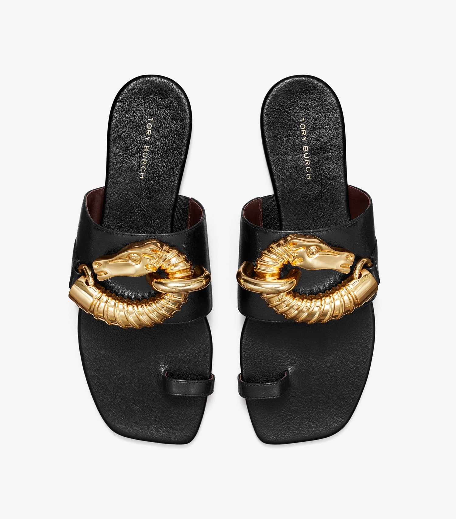 Tory Burch Jessa Toe Ring Sandal - Perfect Black