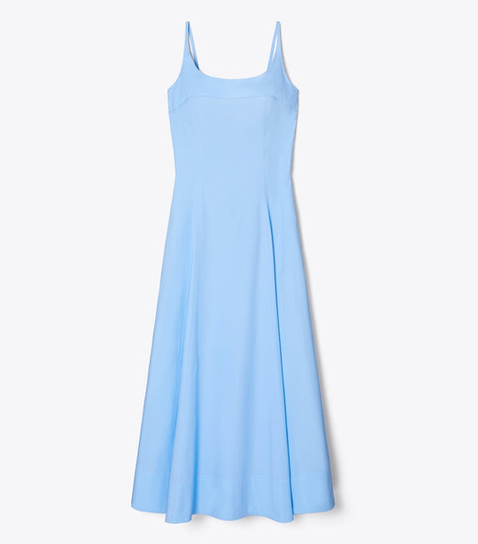 Tory Burch Poplin Tank Dress - Washed Sky