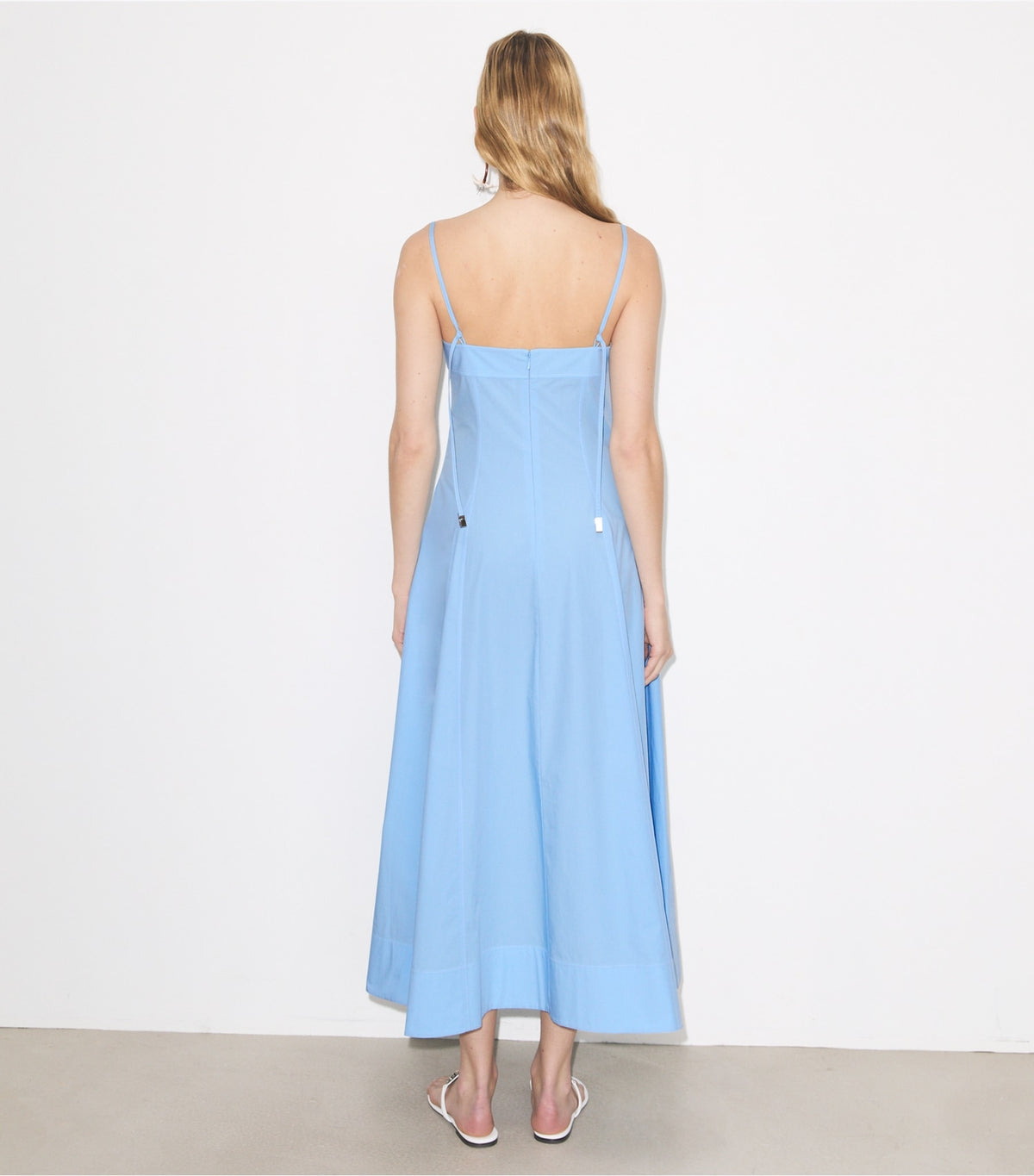 Tory Burch Poplin Tank Dress - Washed Sky