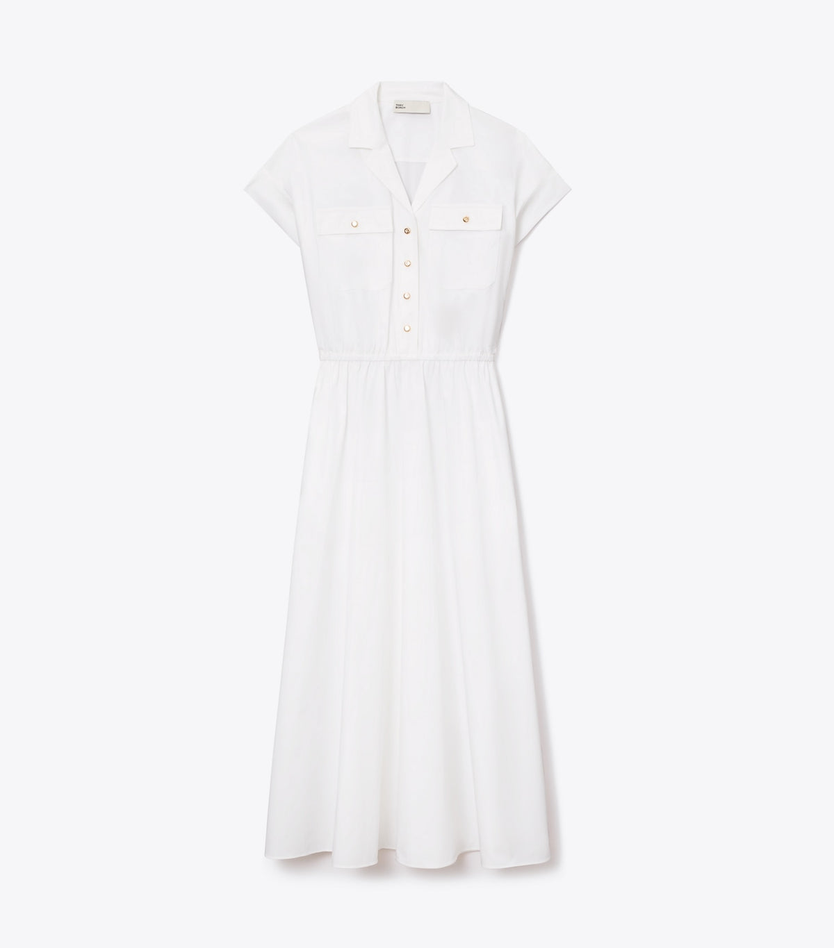 Tory Burch Cotton Poplin Shirtdress - White