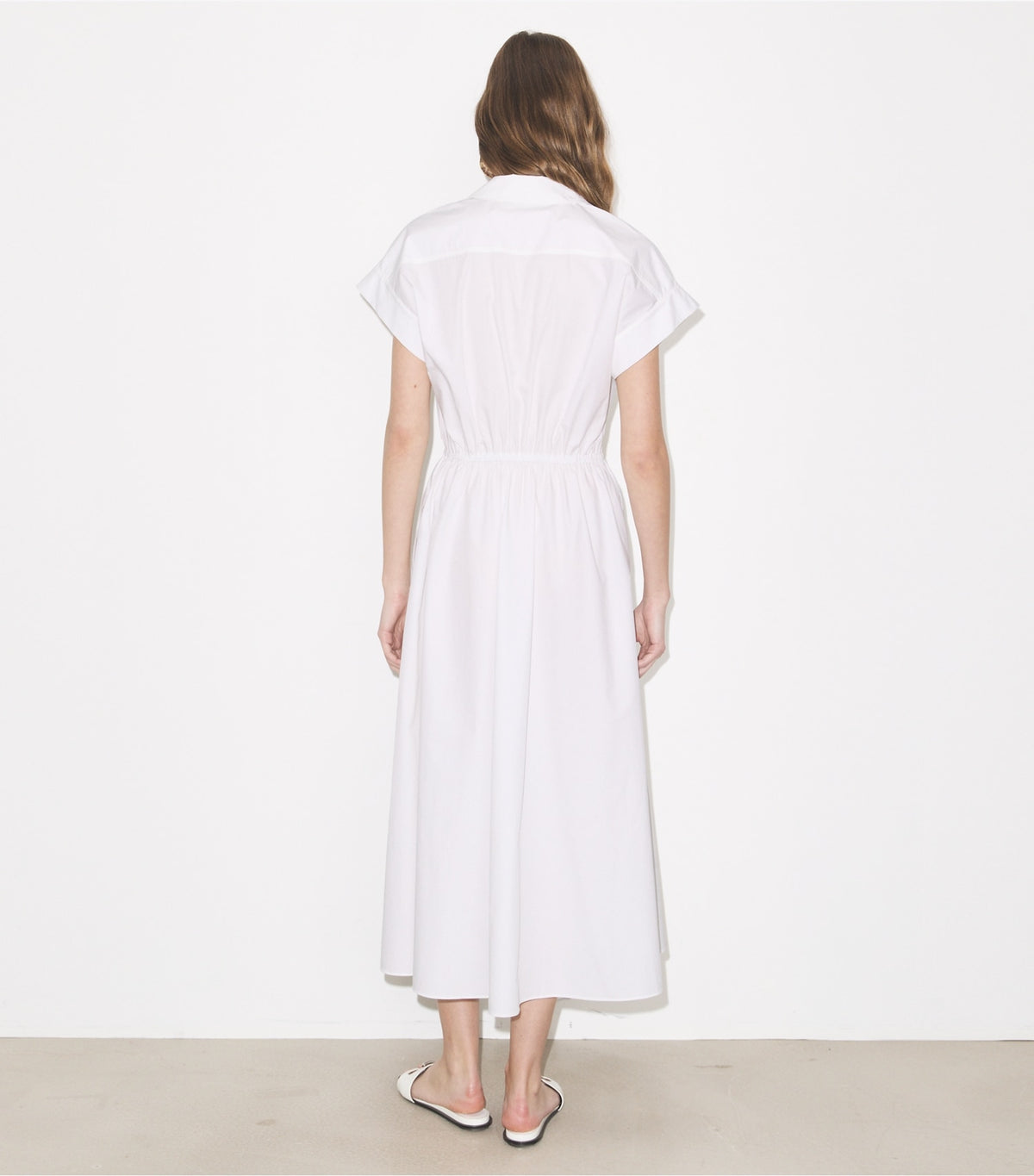 Tory Burch Cotton Poplin Shirtdress - White