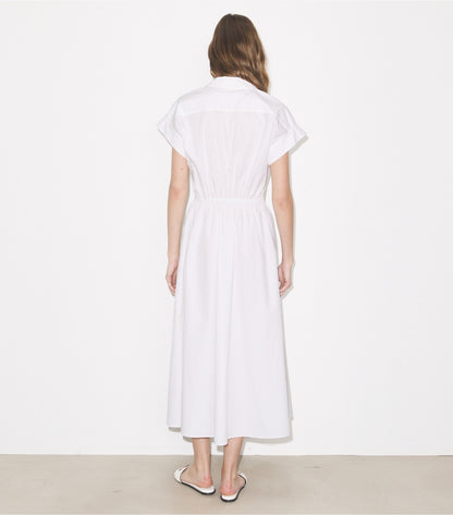 Tory Burch Cotton Poplin Shirtdress - White