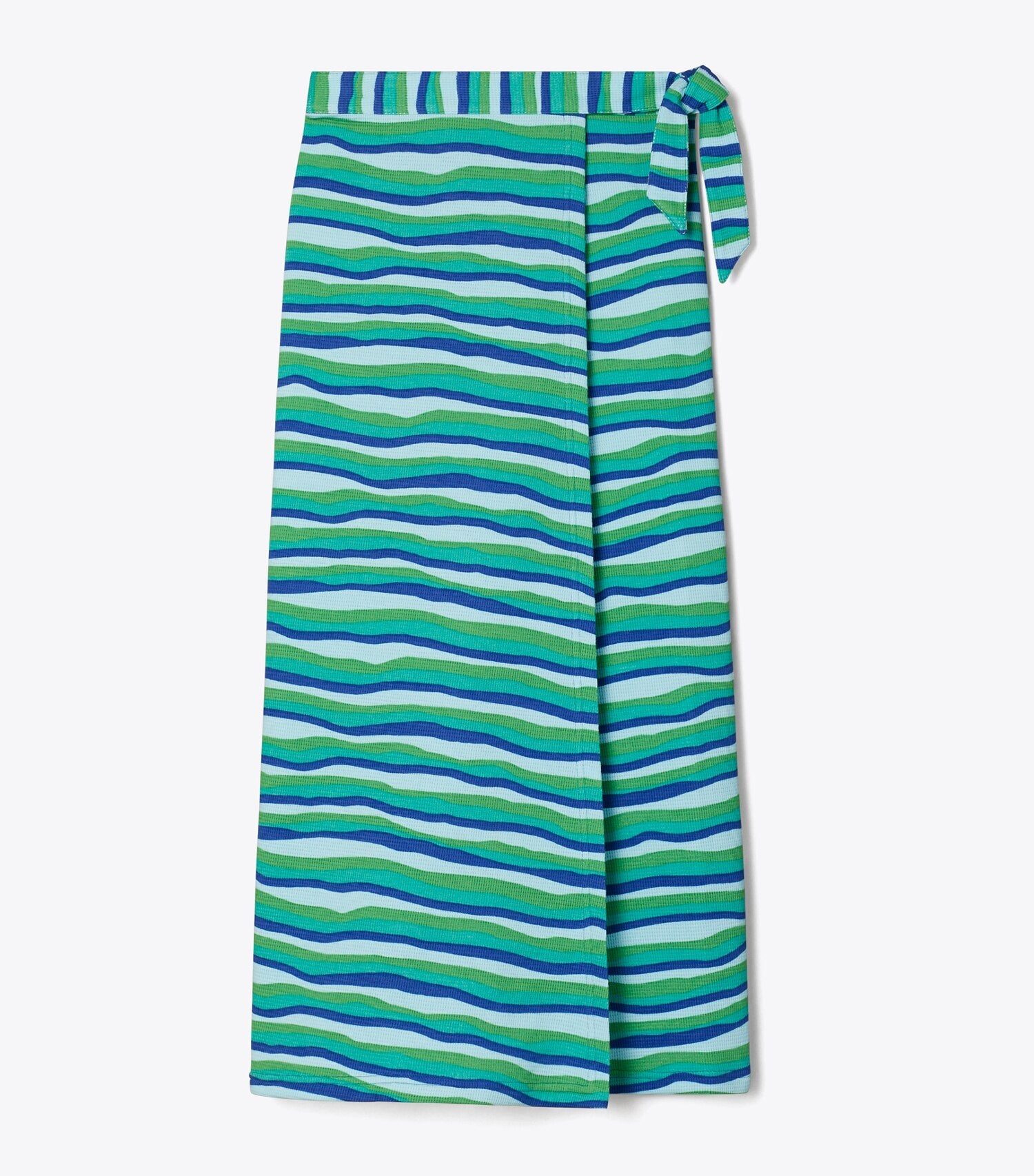 Tory Burch Knit Wrap Skirt - Blue Stripe