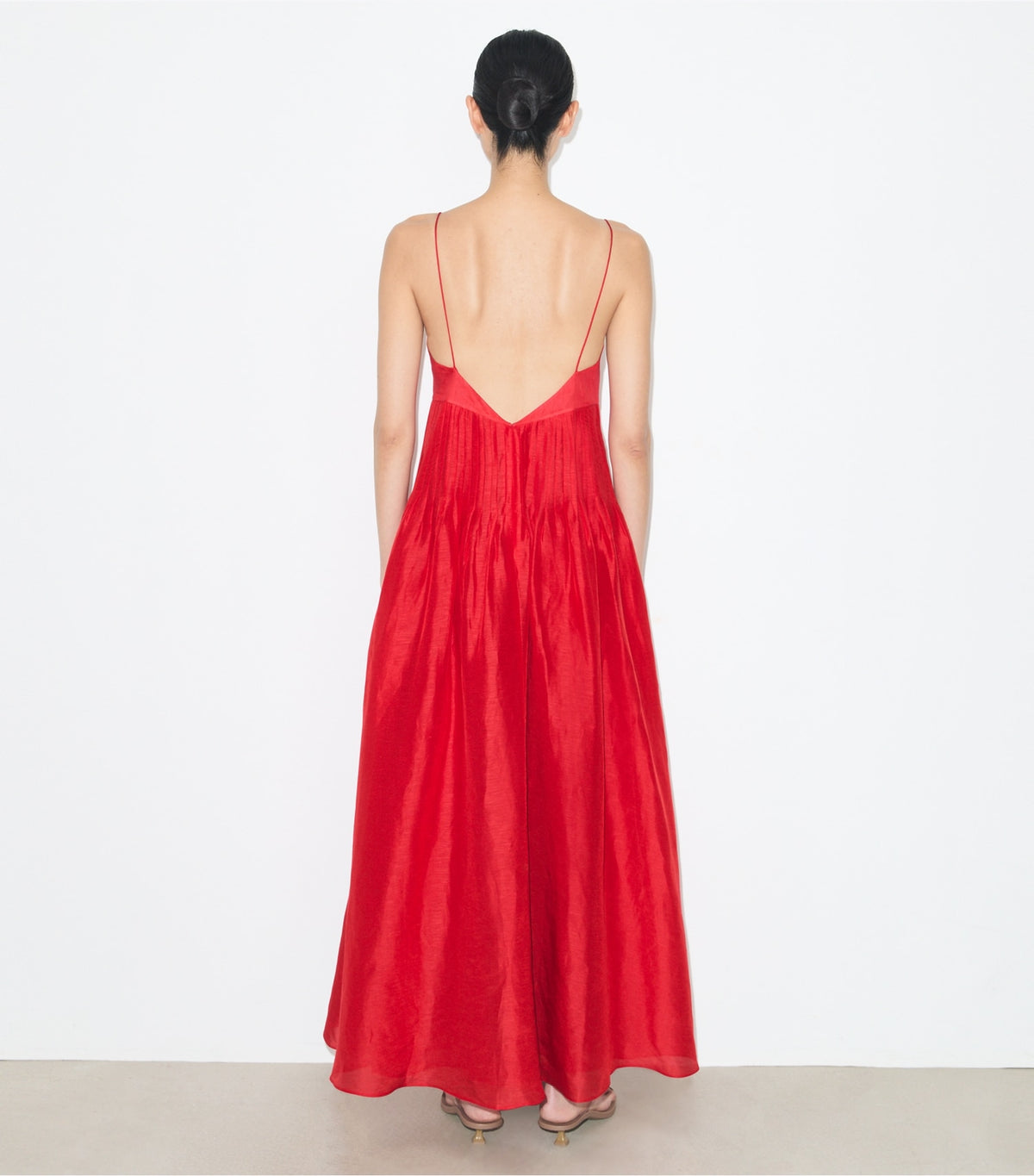Tory Burch Linen Dress - Bright Red