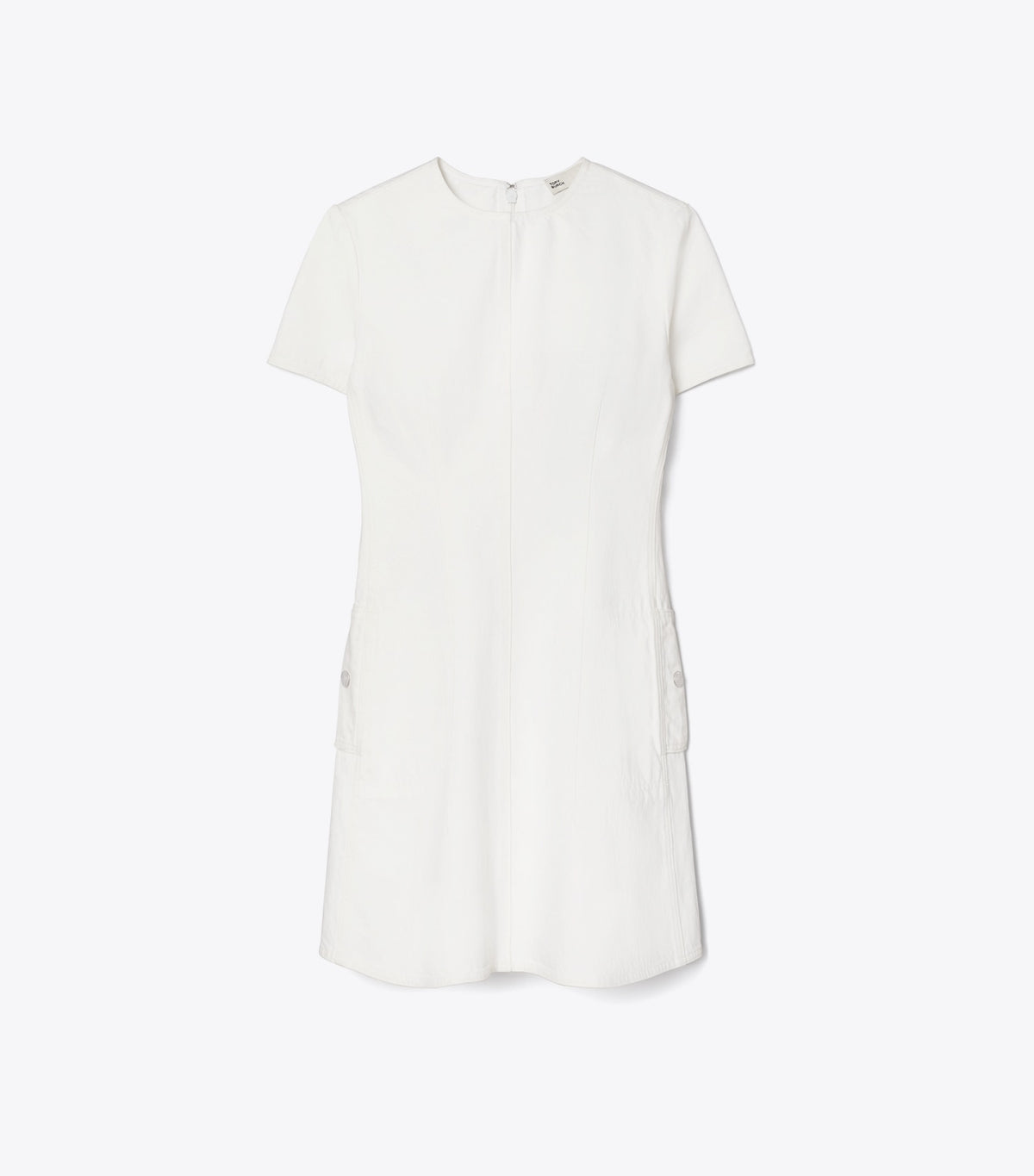 Tory Burch Denim Mini Dress - White