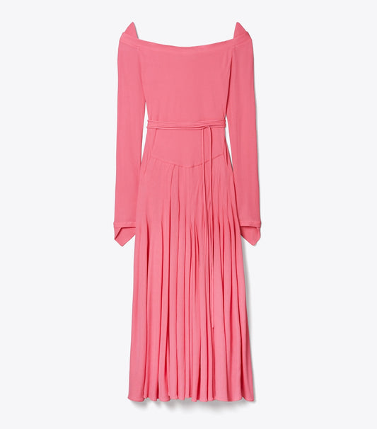Tory Burch Viscose Jersey Dress - Peony