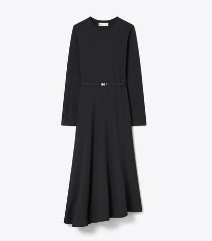 Tory Burch Cotton Flared Dress - Black
