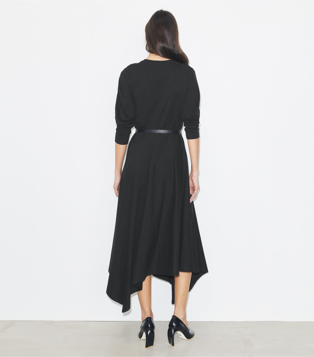Tory Burch Cotton Flared Dress - Black