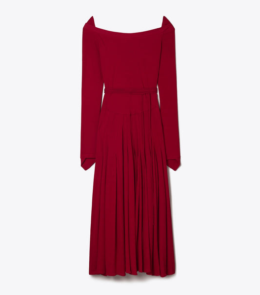 Tory Burch Viscose Jersey Dress - Rouge