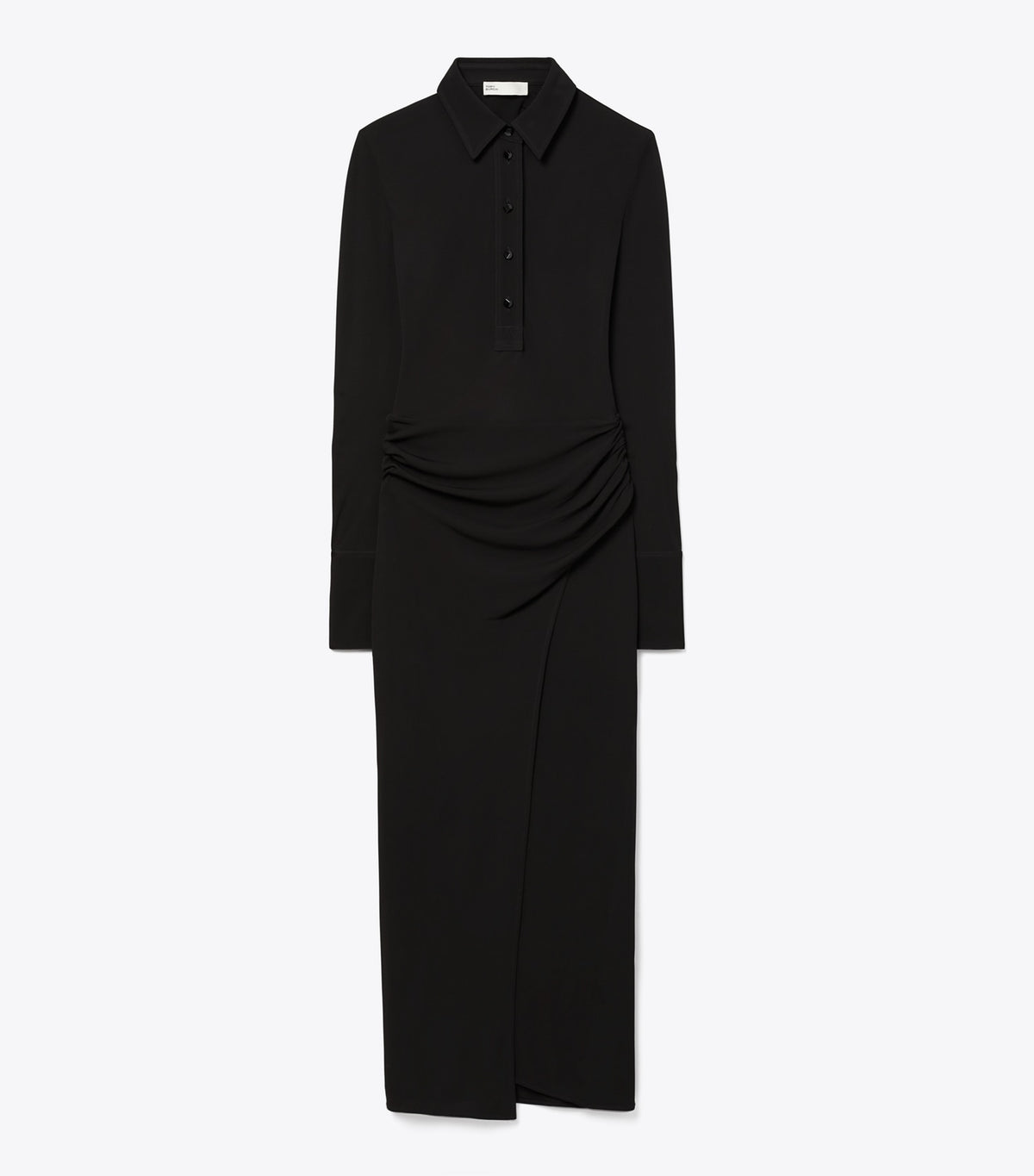 Tory Burch Jersey Shirtdress - Black