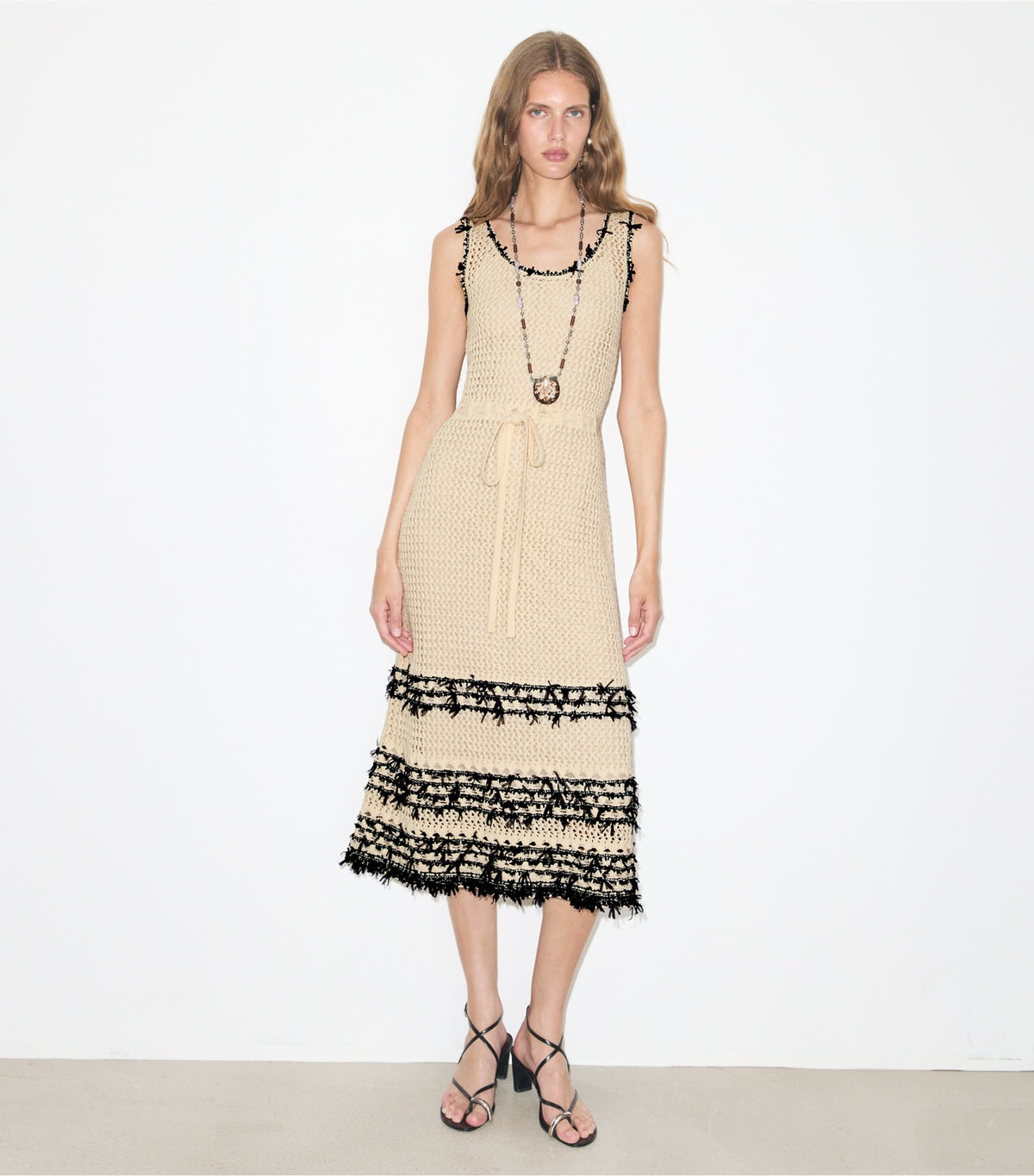 Tory Burch Cotton Knit Dress - French Cream