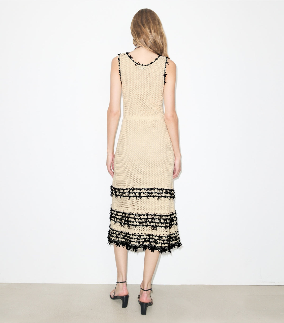 Tory Burch Cotton Knit Dress - French Cream
