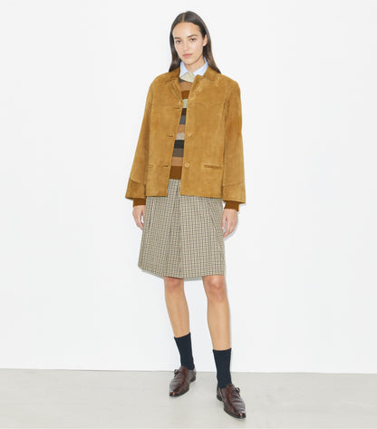 Tory Burch Plaid Golf Skirt - Multi Ivy Plaid
