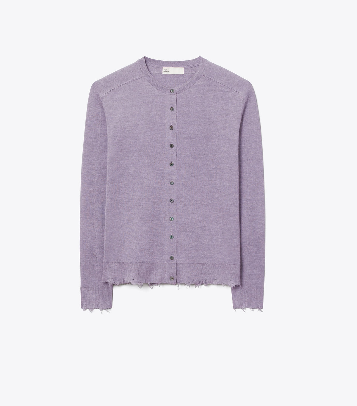 Tory Burch Silk Cardigan - Purple