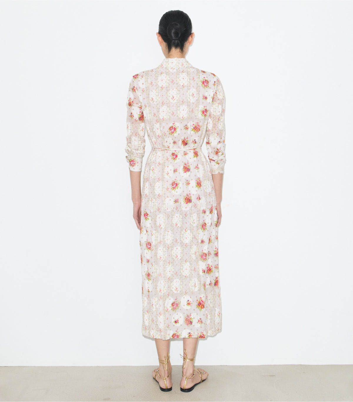 Tory Burch Cotton Jacquard Shirtdress - Multi Floral