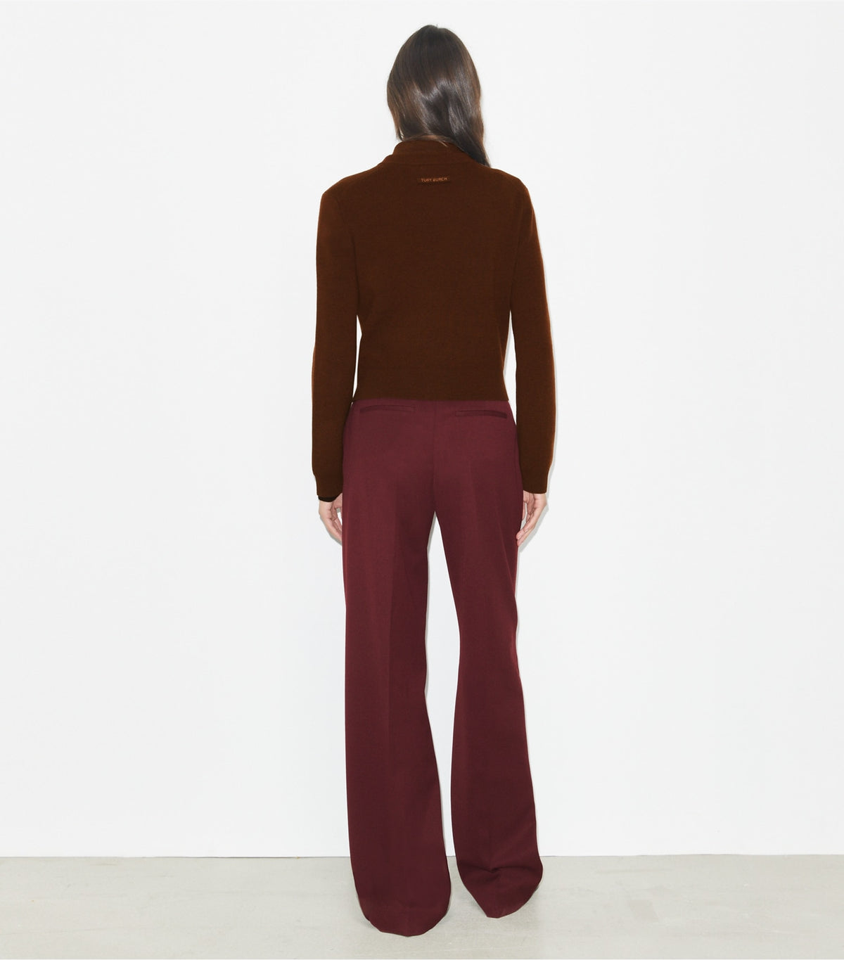 Tory Burch Wool Pant - Merlot