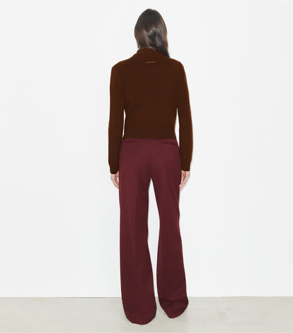 Tory Burch Wool Pant - Merlot