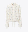 Ivory Embroidered Gingham