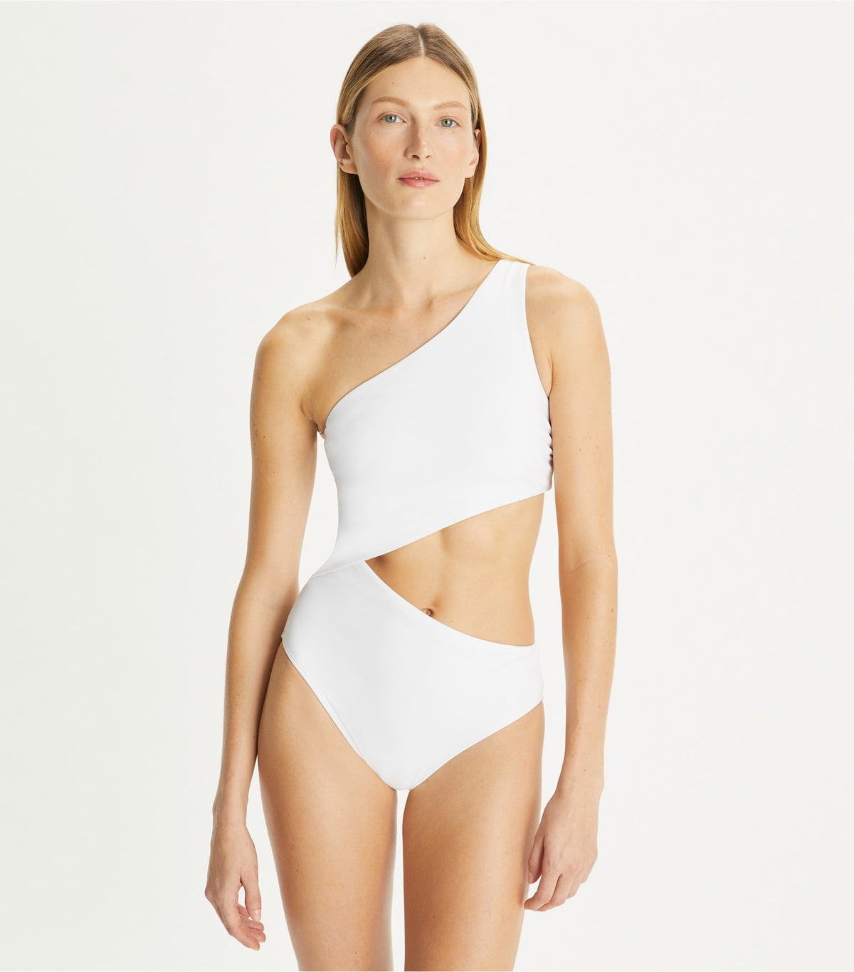 Tory Burch Cut-Out Swimsuit - White