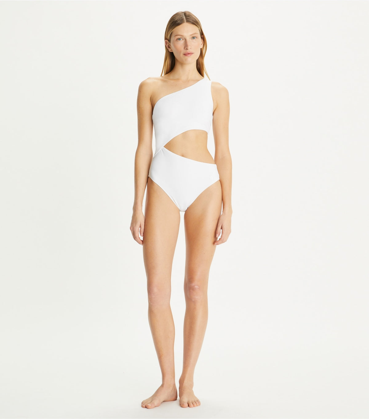 Tory Burch Cut-Out Swimsuit - White