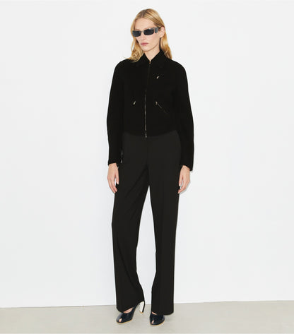 Tory Burch Tailored Wool Pant - Black