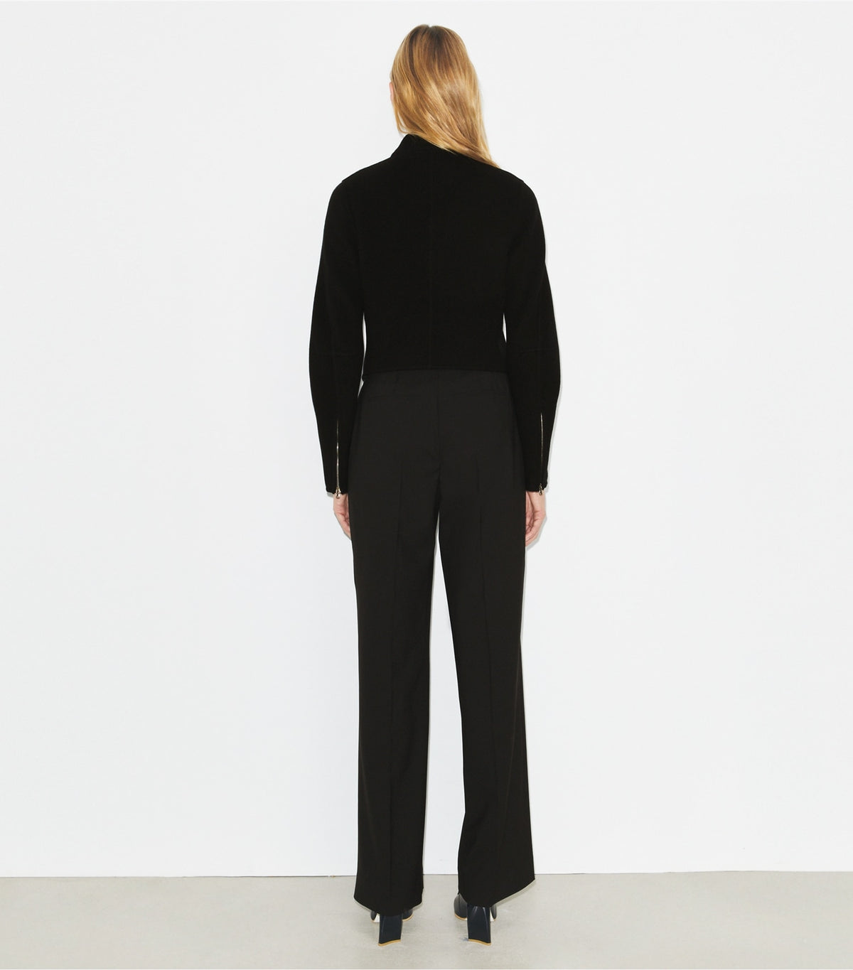 Tory Burch Tailored Wool Pant - Black