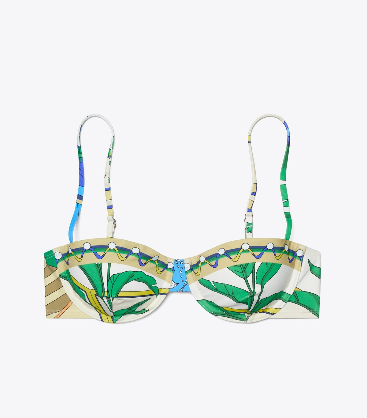 Tory Burch Printed Bikini Top - The Pool Blue