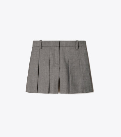 Tory Burch Wool Short - Black / Gray