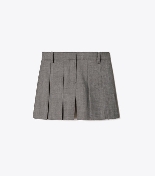 Tory Burch Wool Short - Black / Gray