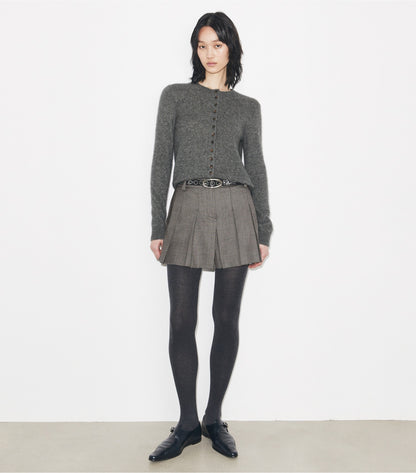 Tory Burch Wool Short - Black / Gray