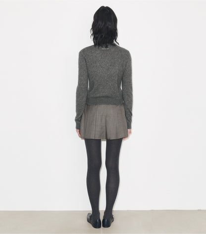 Tory Burch Wool Short - Black / Gray