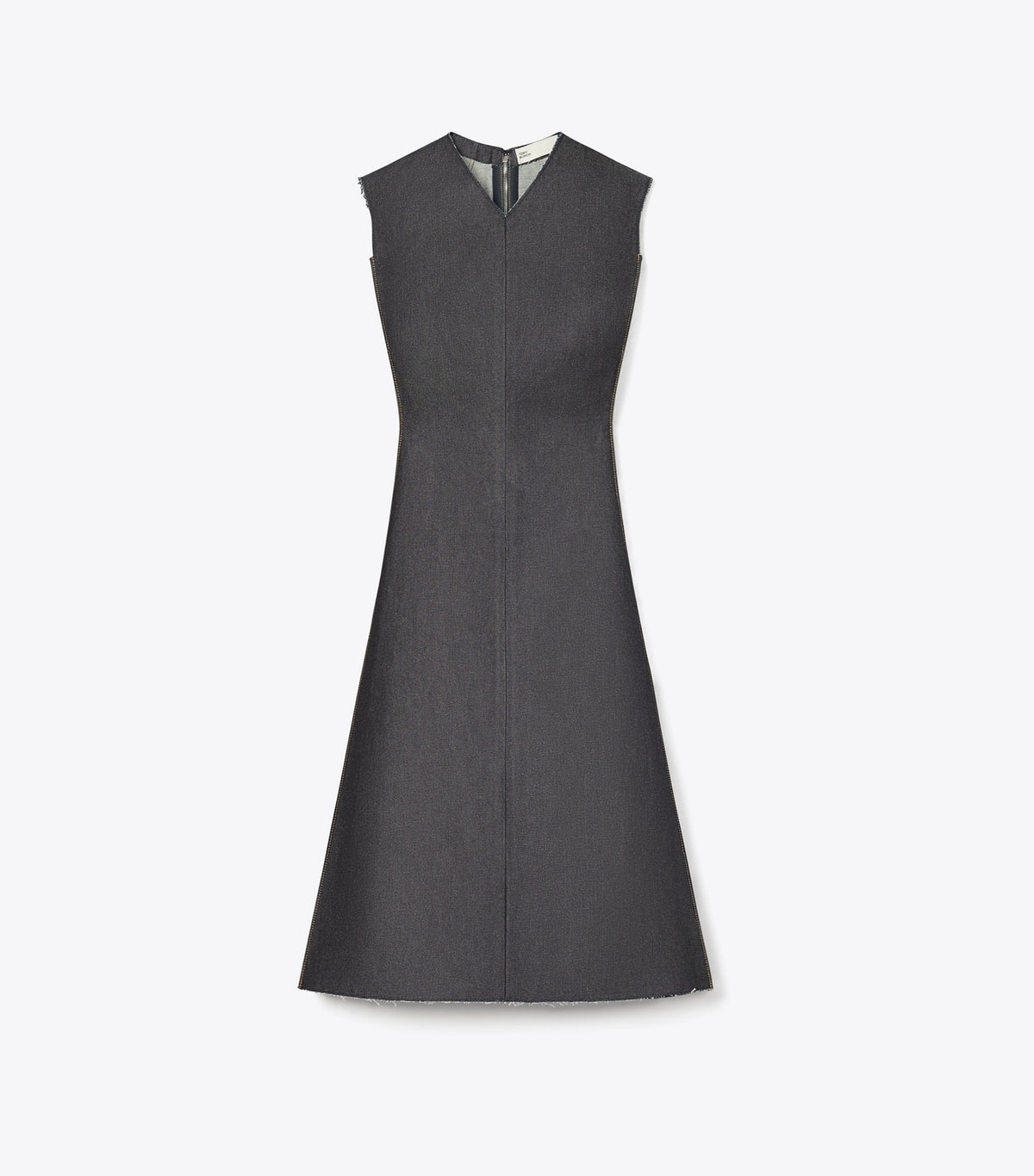 Tory Burch Denim Dress - Unwashed Tbd Raw Indigo Denim