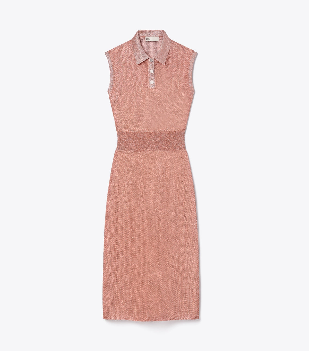 Tory Burch Polo Mesh Dress - Copper / Soft Pink
