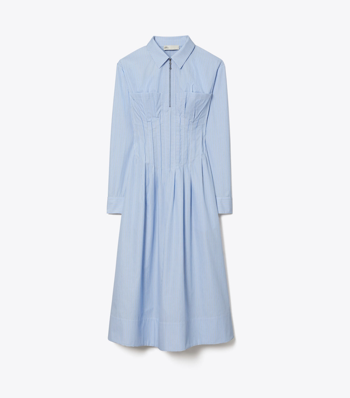 Tory Burch Striped Shirtdress - Blue Stripe